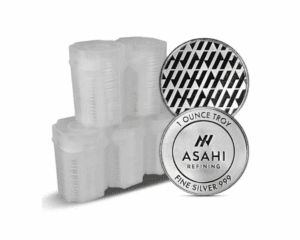 Asahi Logo 1 oz Silver Rounds (Set of 100)