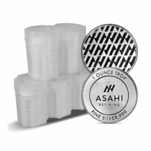 Asahi Logo 1 oz Silver Rounds (Set of 100)