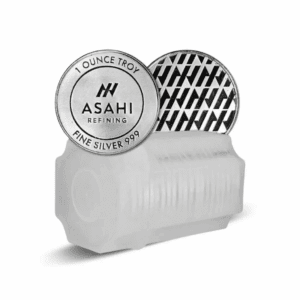 Asahi Logo 1 oz Silver Rounds (Tube of 20)