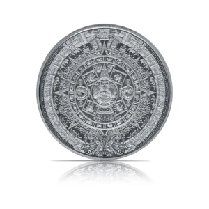 Aztec Calendar 1/10 oz Silver Round