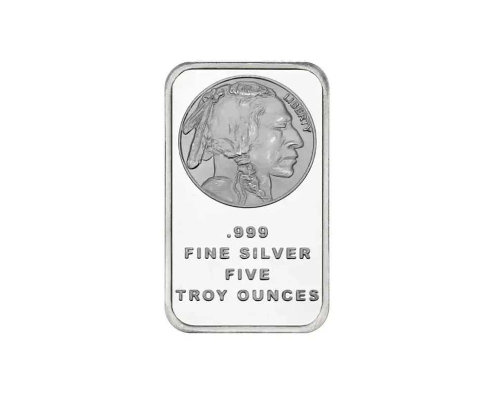 Buffalo 5 oz Silver Bar