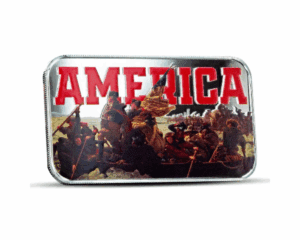 Colored Scottsdale Patriotic America Crossing the Delaware 1 oz Silver Bar
