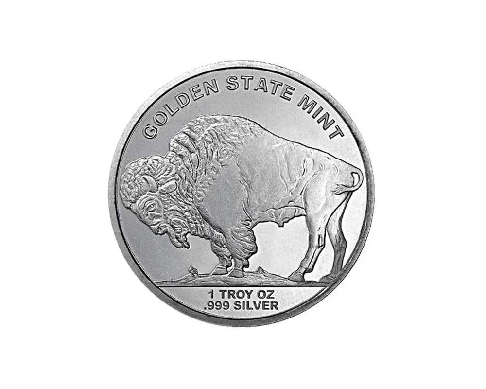 Golden State Mint Buffalo 1 oz Silver Round