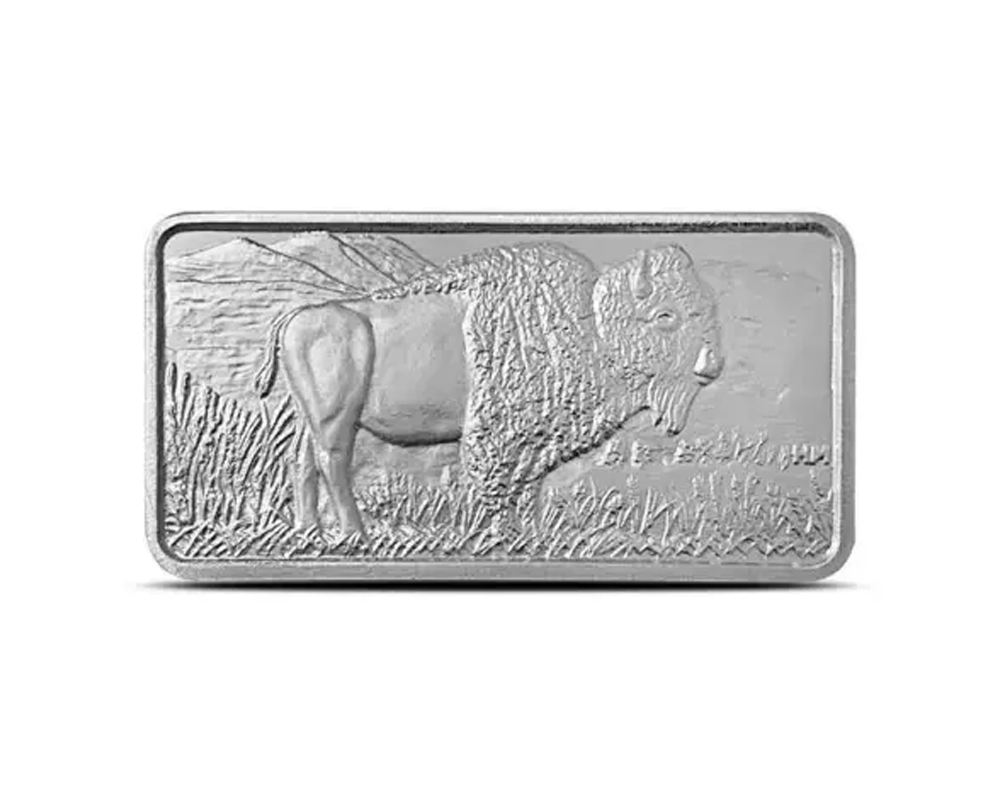 Highland Mint Buffalo 10 oz Silver Bar