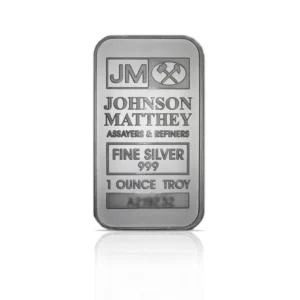 Johnson Matthey 1 oz Silver Bar