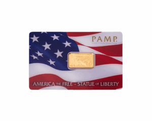PAMP America the Free – Statue of Liberty 5 Gram Gold Bar