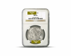 Pre-1921 Morgan One Dollar Silver Coin (MS63, NGC)