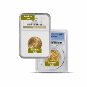 Pre-1933 – $10 Liberty Eagle Gold Coin (MS64, NGC or PCGS)