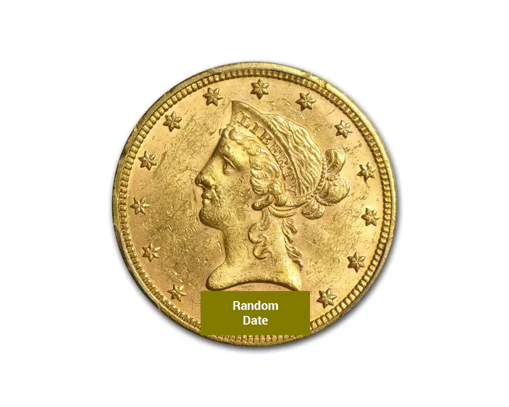 Pre-1933 – $10 Liberty Eagle Gold Coin (AU) Gold