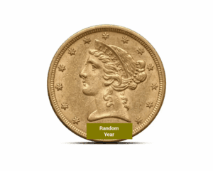 Pre-1933 – $5 Liberty Half Eagle (AU) Gold Coin
