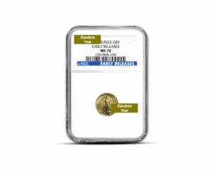 Random Early Releases – America Eagle 1/10 oz Gold Coin (MS70, NGC)