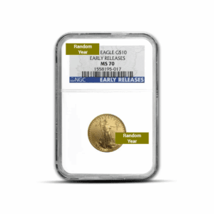 Random Early Releases – America Eagle 1/4 oz Gold Coin (MS70, NGC)