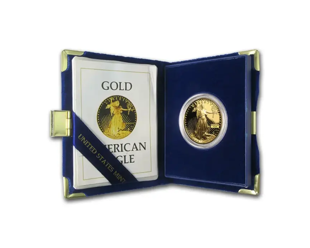 Random Year – American Eagle 1 oz Gold Proof Coin (Original Mint Box)