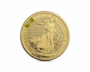 Random Year – British Royal Mint Britannia (BU) 1/4 oz Gold Coin