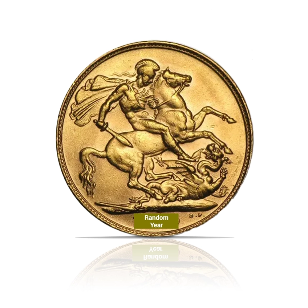 Random Year – World English Sovereign King George V Gold Coin
