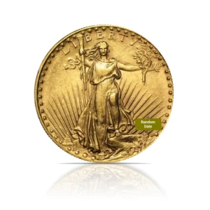 Pre-1933 – $20 Saint Gaudens Eagle (AU) Gold Coin