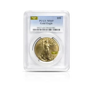 Random Year - America Eagle 1 oz Gold Coin (MS70, NGC or PCGS)