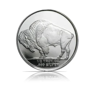 Highland Mint Buffalo 1/2 oz Silver Round