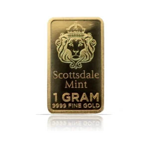 Scottsdale 1 Gram Gold Bar