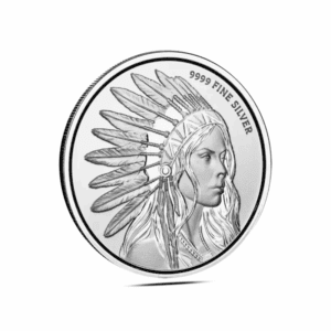 Scottsdale Buffalo Girl 1 oz Silver Round