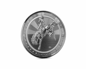 Scottsdale Cowboy Buffalo Privy 1 oz Silver Round