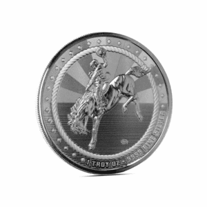 Scottsdale Cowboy Buffalo Privy 1 oz Silver Round