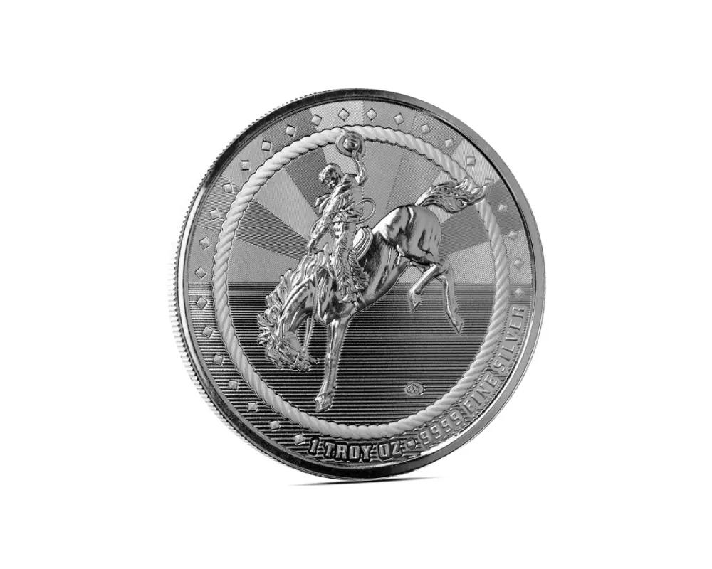 Scottsdale Cowboy Buffalo Privy 1 oz Silver Round