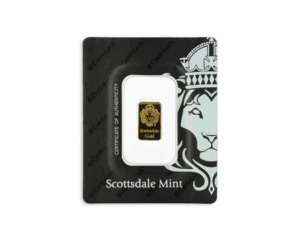 Scottsdale Lion 2 Gram Gold Bar