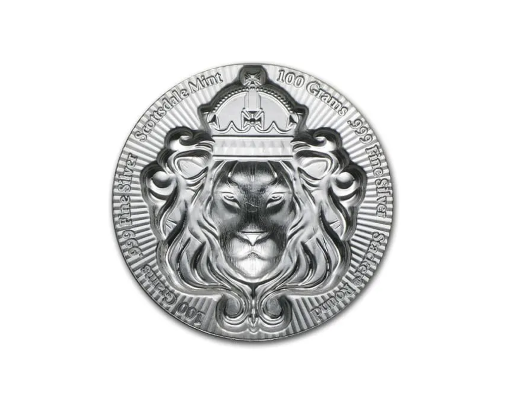 Scottsdale Stacker 100 Gram Silver Round