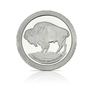 SilverTowne Buffalo Stacker 1 oz Silver Round