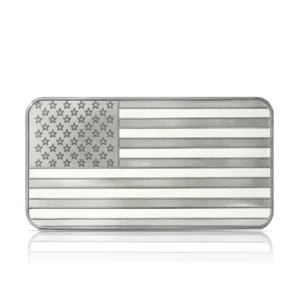 SilverTowne Flag 10 oz Silver Bar
