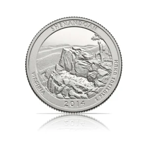 2014 - S - America the Beautiful Quarters Proof - Shenandoah Silver Coin