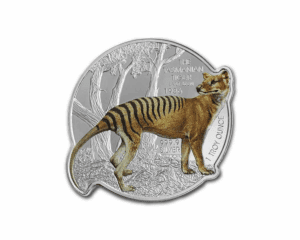 2021 – PAMP Solomon Islands Tasmanian Tiger Prooflike 1 oz Silver