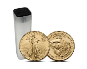 2024 – American Eagle (BU) 1/10 oz Gold Coins (Tube of 50 coins)