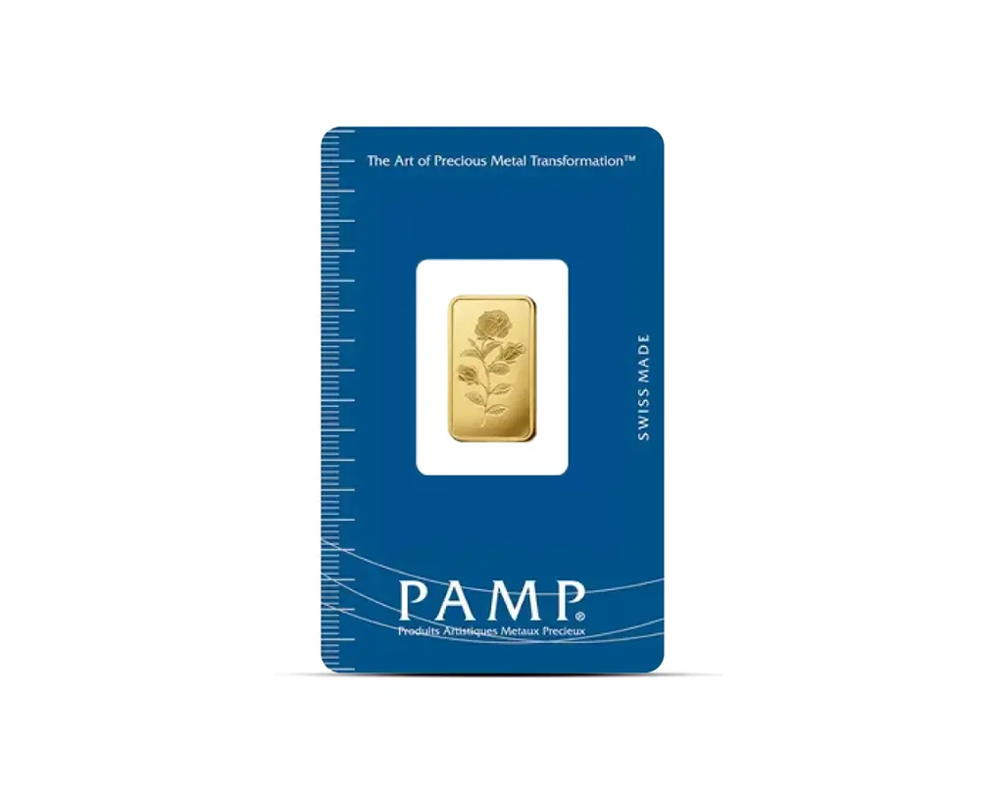 PAMP Rosa 2.5 Gram Gold Bar