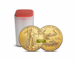 Random Year – American Eagle 1 oz Gold Coins (Tube of 20 coins)
