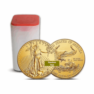 Random Year – American Eagle 1 oz Gold Coins (Tube of 20 coins)
