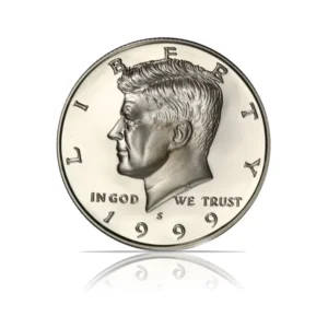 1999 - S Kennedy Half Dollar Proof Silver Coin