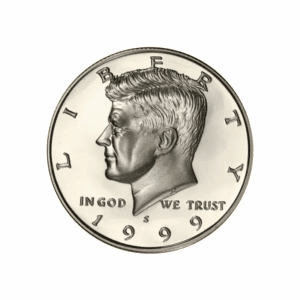 1999 S – Kennedy Half Dollar Silver Proof Coin