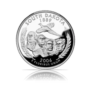 2006 - S - America the Beautiful Quarter Proof - SOUTH DAKOTA Silver Coin