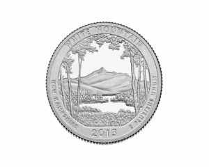 2013 S – America the Beautiful Quarter Silver Proof Coin – White Mountain