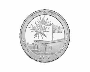 2013 S – America the Beautiful Quarter Silver Proof Coin – Fort McHenry