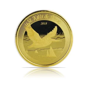 2018 - EC8 St Kitts & Nevis Brown Pelican (BU) 1 oz Gold Coin