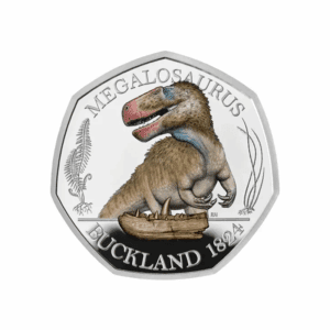 2020 – Colored Britain Dinosauria Megalosaurus 8 Gram Silver Proof