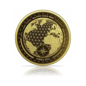 2021 - Tokelau Terra 1 oz Gold Prooflike Coin