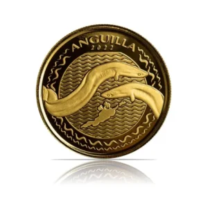 2022 - EC8 Anguilla Eel (BU) 1 oz Gold Coin