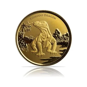 2022 - Tokelau: Komodo Dragon 1 oz Gold Prooflike Coin
