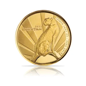 2022 - Cameroon Cheetah (BU) 1/10 oz Gold Coin