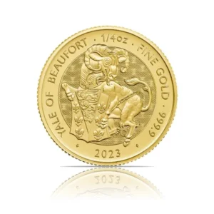 2023 – Great Britain Tudor’s Beasts: Yale of Beaufort (BU) 1/4 oz Gold Coin