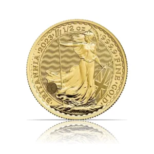 2023 – British Royal Mint Britannia King Charles III (BU) 1/2 oz Gold Coin